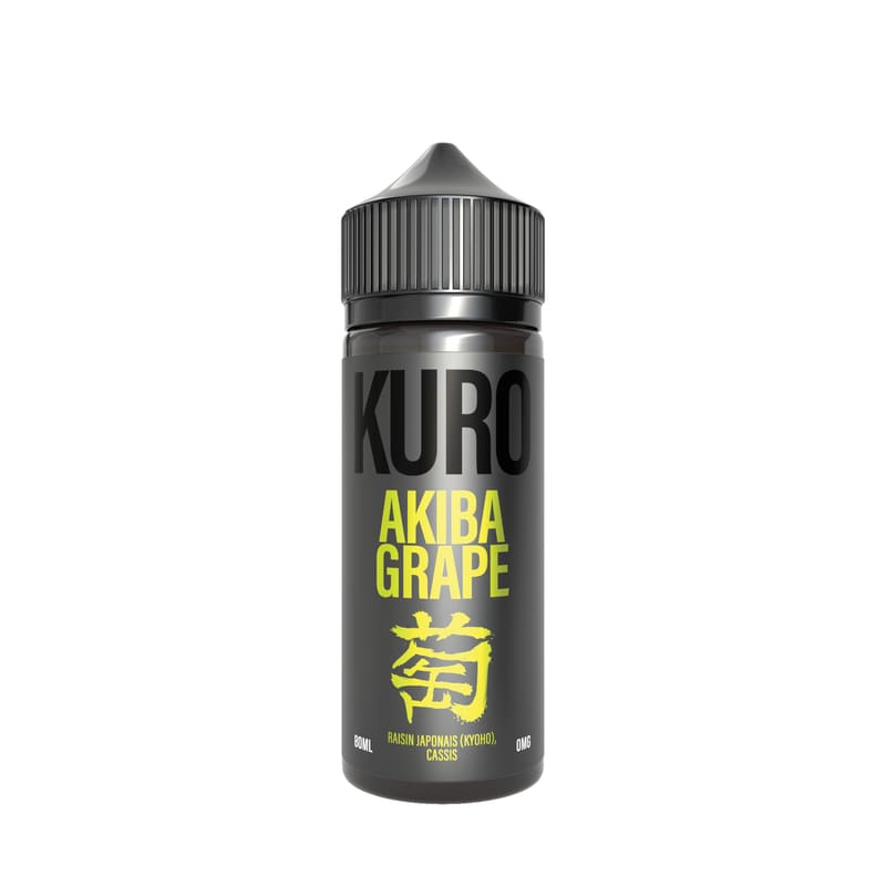 E-liquide Akiba Grape 80ml Kuro - raisin kyoho, cassis, glace pilee