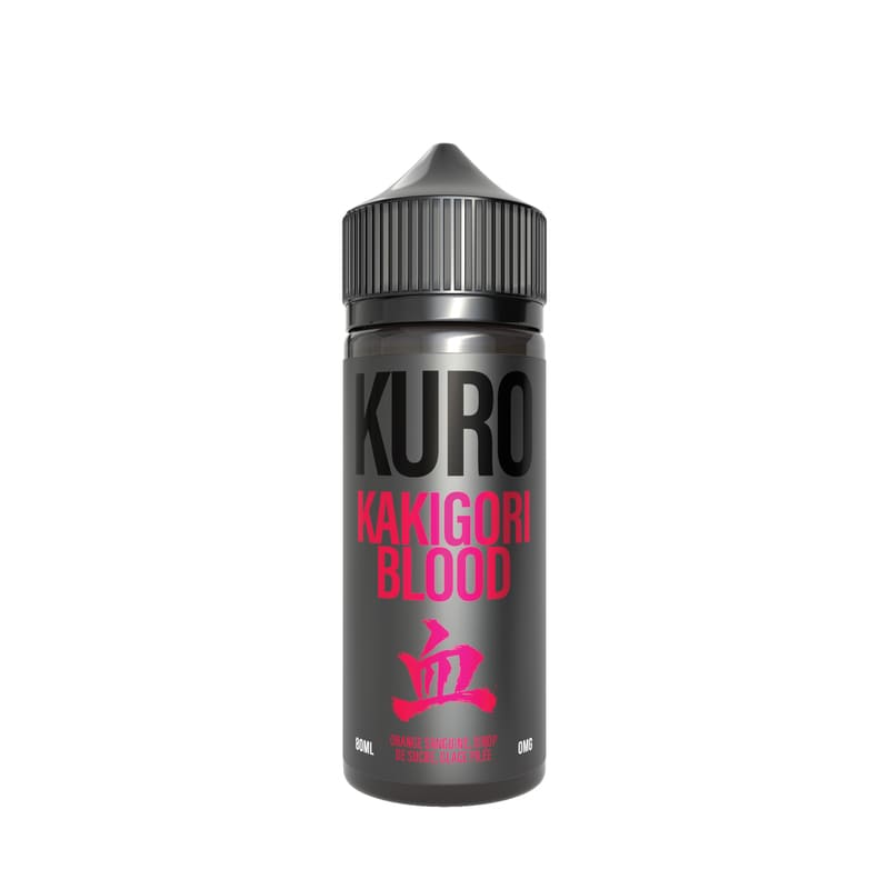 E-liquide Kakigori Blood 80ml Kuro - orange sanguine, sirop de sucre, glace pilee