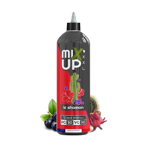 E-Liquide Mixup XXL Le Shaman 1 litre 0mg - Sans Nicotine, Base 50/50 | Alliancetech.fr