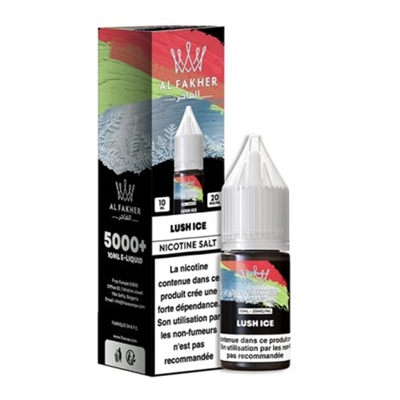 E-liquide Lush Ice Al Fakher - saveurs pastèque glacée, sel de nicotine 20mg 10ml