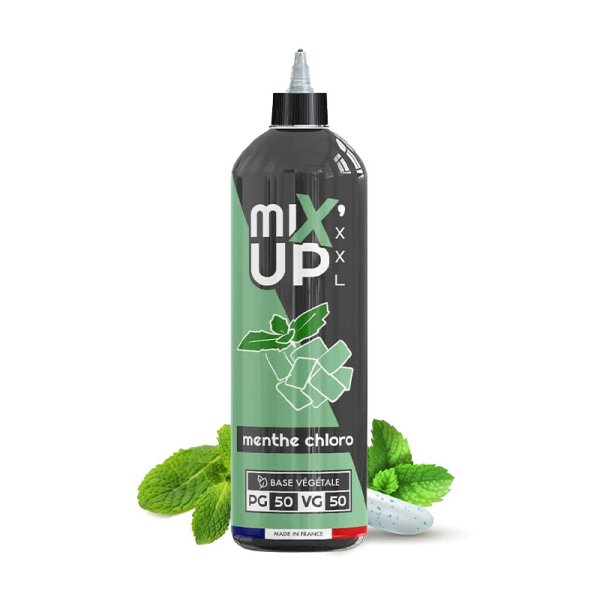 E-Liquide Mixup XXL Menthe chlorophylle 1 litre 0mg - Sans Nicotine, Base 50/50 | Alliancetech.fr