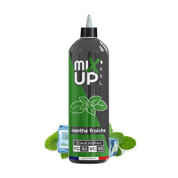 E-Liquide Mixup XXL Menthe fraîche 1 litre 0mg - Sans Nicotine, Base 50/50 | Alliancetech.fr