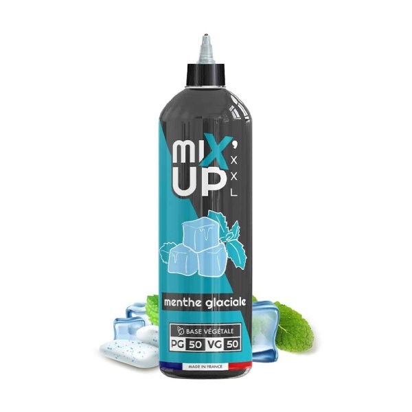 E-Liquide Mixup XXL Menthe glaciale 1 litre 0mg - Sans Nicotine, Base 50/50 | Alliancetech.fr