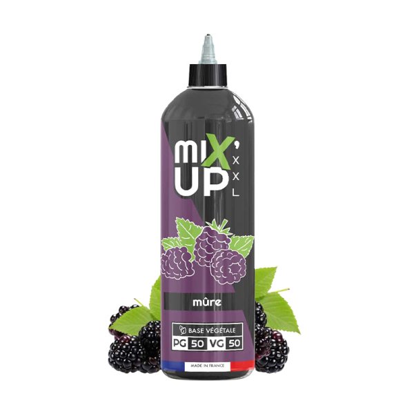 E-Liquide Mixup XXL Mûre 1 litre 0mg - Sans Nicotine, Base 50/50 | Alliancetech.fr