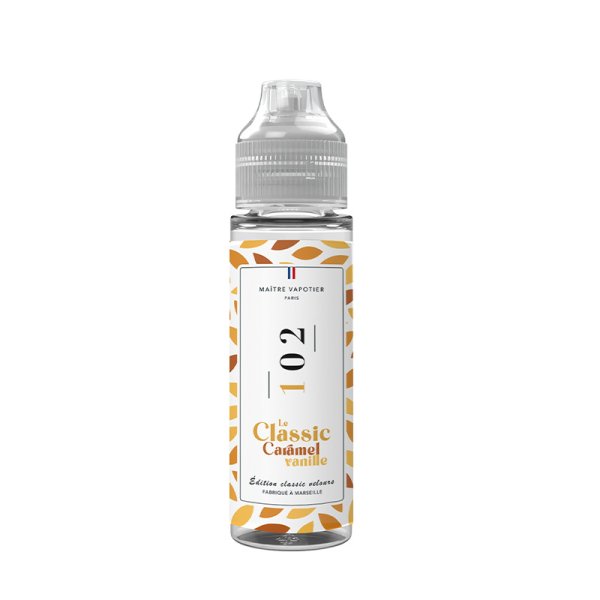 E-liquide N°102 Maître Vapotier - saveurs classic blond, caramel, vanille - visuel 3