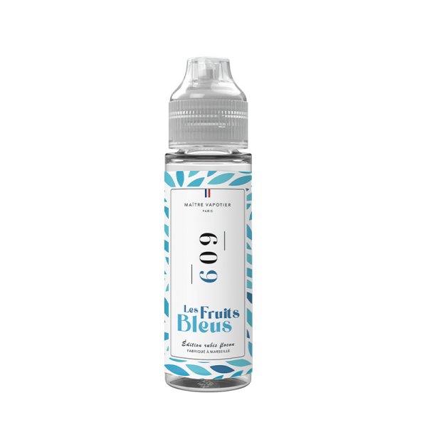 E-liquide N°609 Maître Vapotier - saveurs fruits bleus, baies, fraîcheur - visuel 3