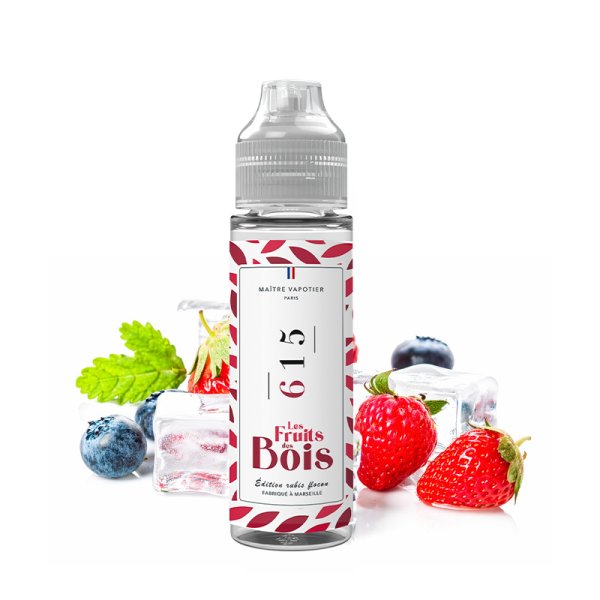 E-liquide N°615 Maître Vapotier - saveurs fruits des bois, baies, fraîcheur - visuel 2