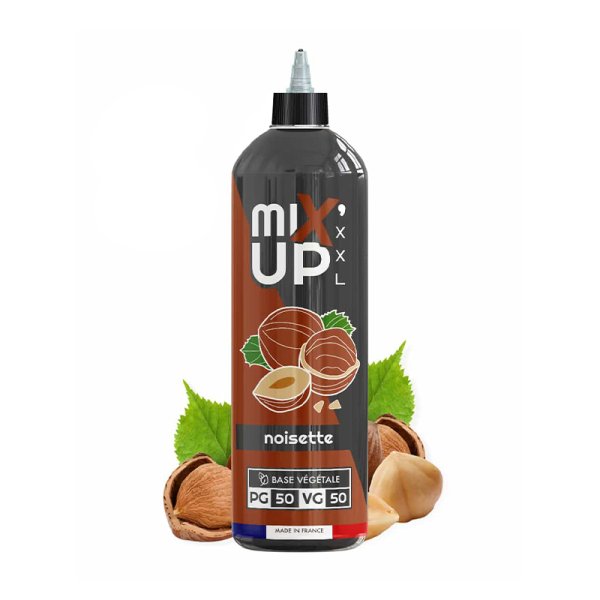 E-Liquide Mixup XXL Noisette 1 litre 0mg - Sans Nicotine, Base 50/50 | Alliancetech.fr