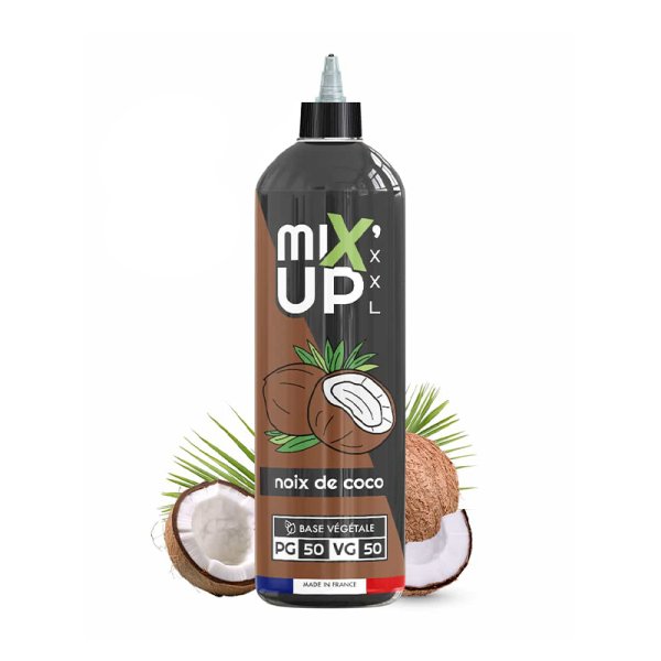 E-Liquide Mixup XXL Noix de coco 1 litre 0mg - Sans Nicotine, Base 50/50 | Alliancetech.fr