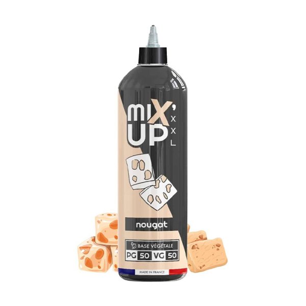 E-Liquide Mixup XXL Nougat 1 litre 0mg - Sans Nicotine, Base 50/50 | Alliancetech.fr