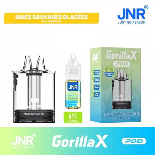 Cartouche Gorilla X + E-liquide 10ml