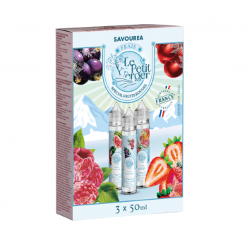 Pack Fruits Rouges Frais - 3x50ml Le Petit Verger - E-liquide Savourea Pack Fruits Rouges Frais 3x | Alliancetech.fr
