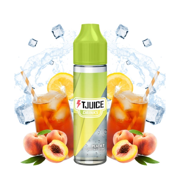 Peach T 0mg 50ml - Drinks by T-Juice - T-Juice - Cigarette Électronique & Vape | Alliancetech.fr