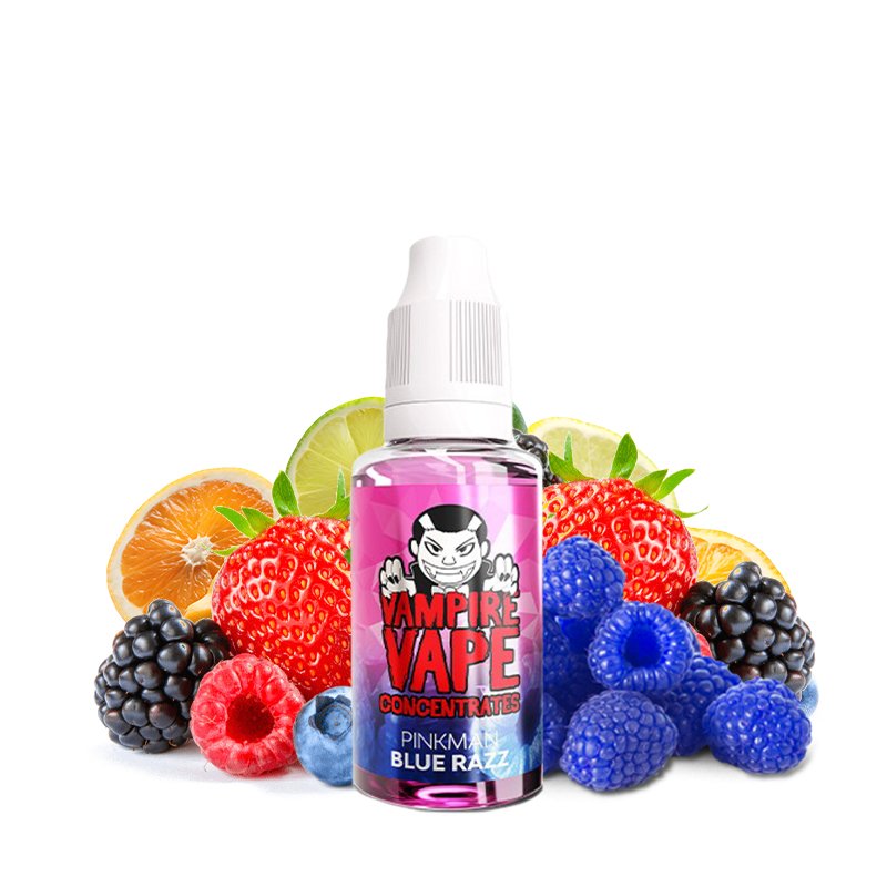 Concentré Pinkman Blue Razz 30ml Vampire Vape - flacon 30ml