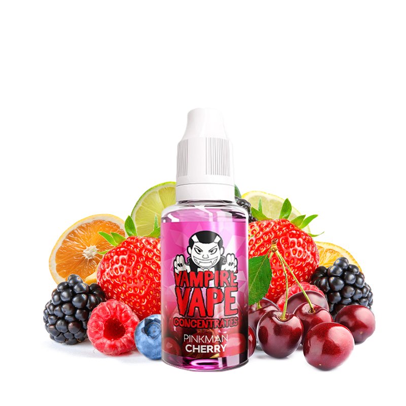 Concentré Pinkman Cherry 30ml Vampire Vape - flacon 30ml