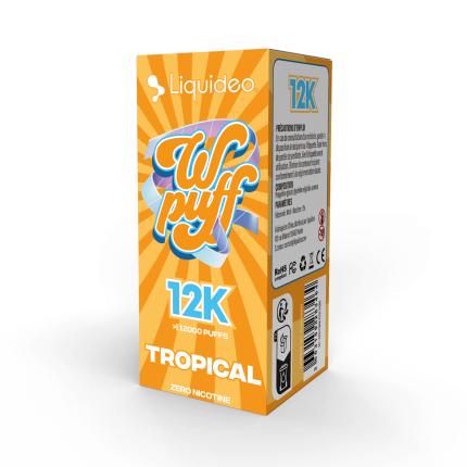 Cartouche Wpuff 12K Tropical Liquideo - Puff sans nicotine 12000 bouffees