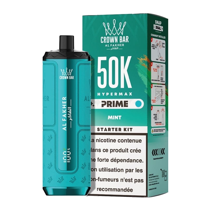 Puff Al Fakher Crown Bar 50K Mint