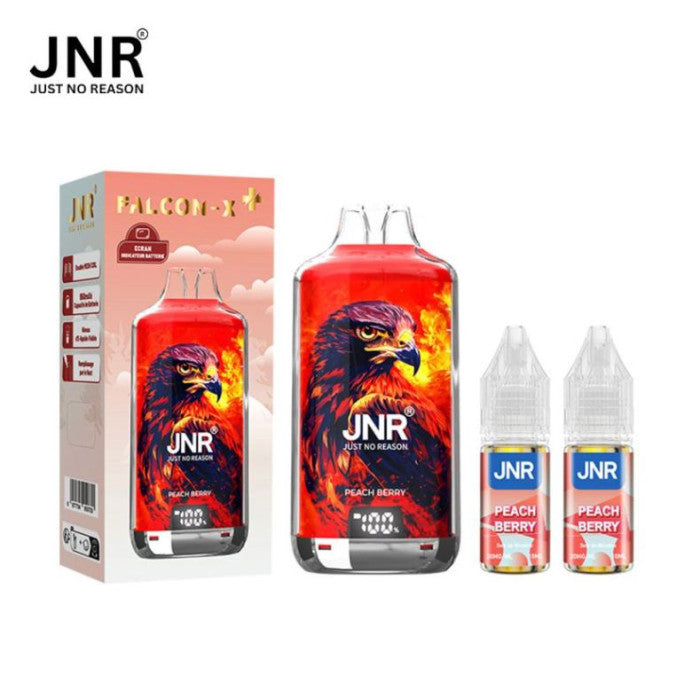 Puff JNR Falcon X Plus Peach Berry - cigarette électronique rechargeable