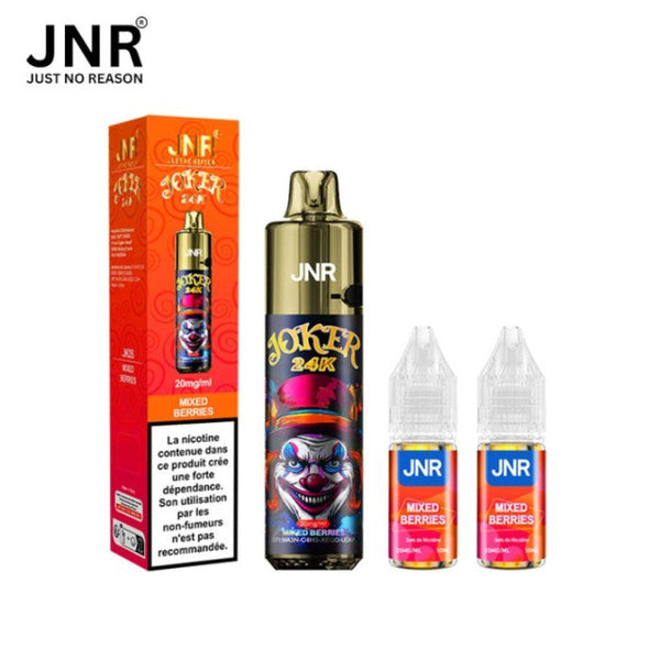 Puff JNR Rechargeable Mixed Berries 24k Joker - cigarette électronique rechargeable