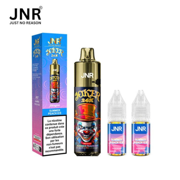 Puff JNR Rechargeable Summer Peach Ice 24k Joker - cigarette électronique rechargeable