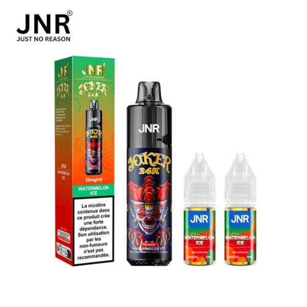 Puff JNR Rechargeable Watermelon Ice 24k Joker - cigarette électronique rechargeable