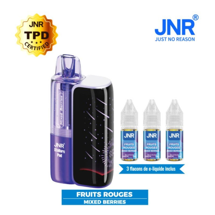 Puff JNR Stellarc 50k Mixed Berries - cigarette électronique rechargeable