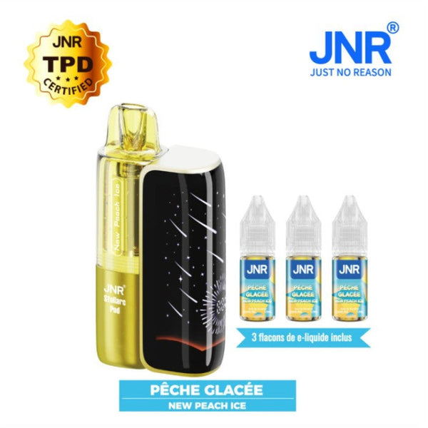 Puff JNR Stellarc 50k New Peach Ice - cigarette électronique rechargeable