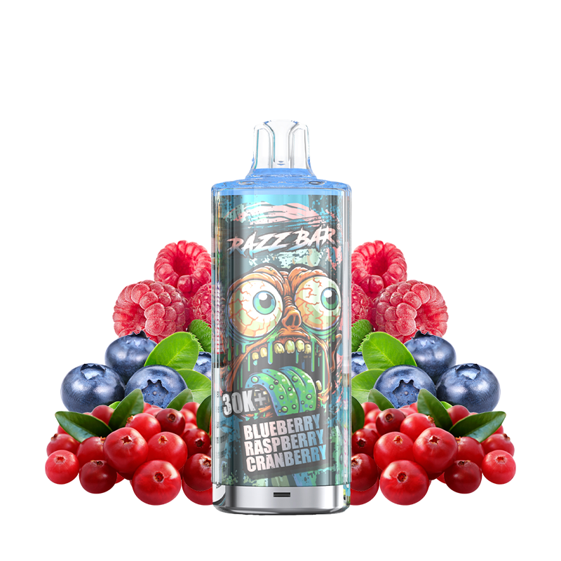 Puff RazzBar 30K Blueberry Raspberry Cranberry - 20mg/ml