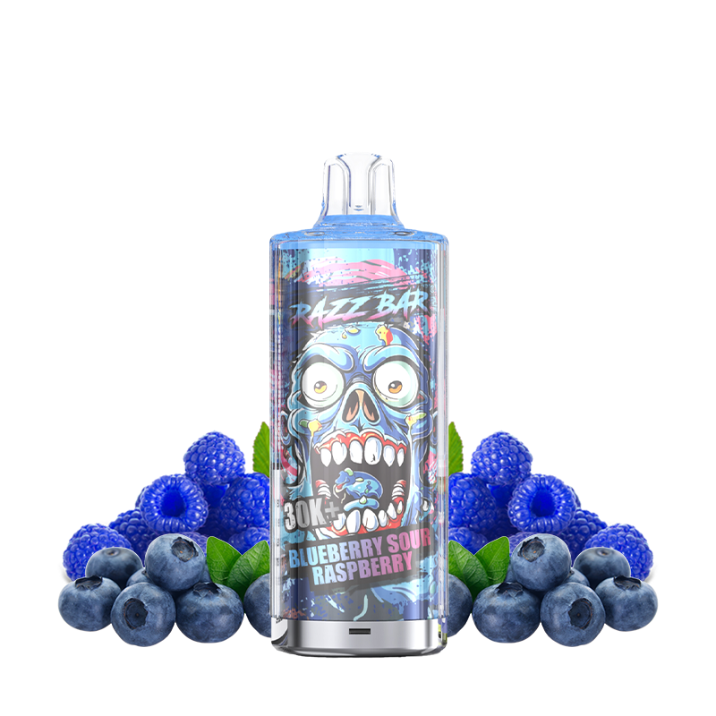Puff RazzBar 30K Blueberry Sour Raspberry - 20mg/ml