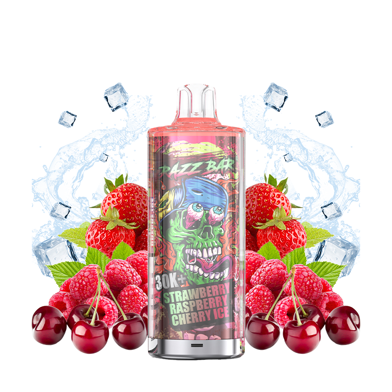 Puff RazzBar 30K Strawberry Raspberry Cherry Ice - 20mg/ml