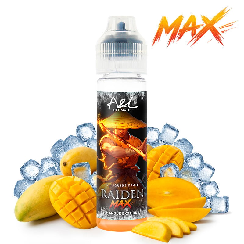 E-liquide Raiden Max A&L Ultimate 50ml - mangue des Philippines très fraîche