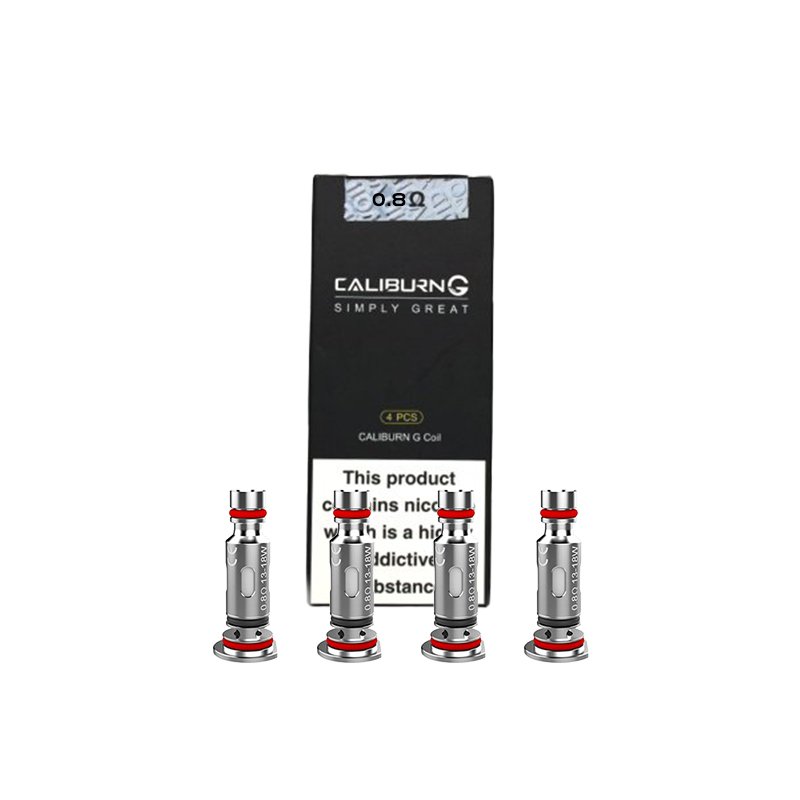 Résistances Mesh Caliburn G 0.8/1.0Ω (X4) - Uwell - 0.8 ohm