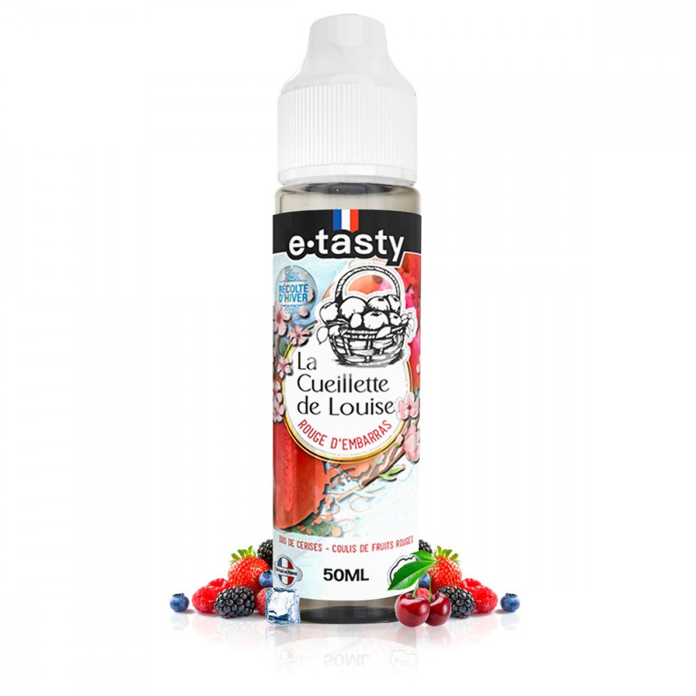Rouge d'Embarras Frais 50ml La Cueillette de Louise - E-Tasty - e-liquide E-Tasty