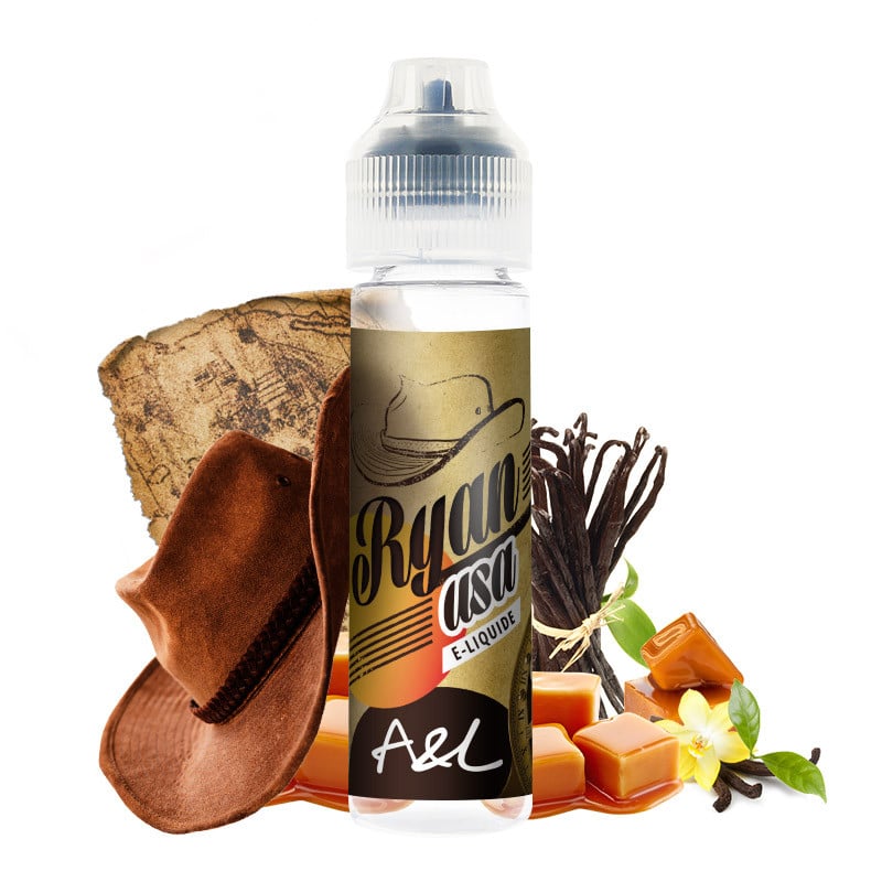 E-liquide Ryan USA A&L 50ml - classic blond, caramel et vanille