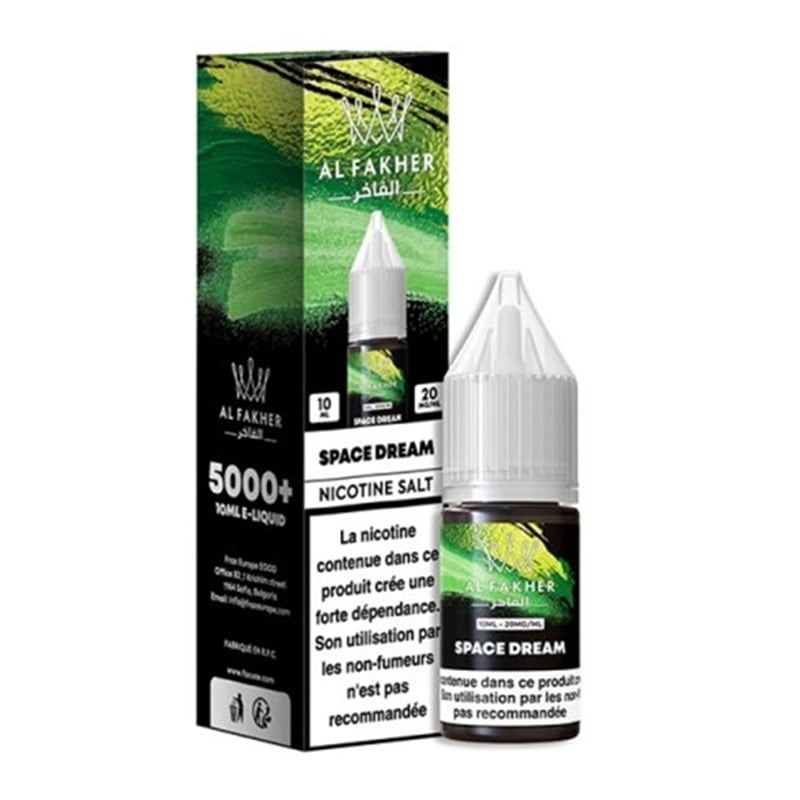 E-liquide Space Dream Al Fakher - saveurs myrtille orange, sel de nicotine 20mg 10ml