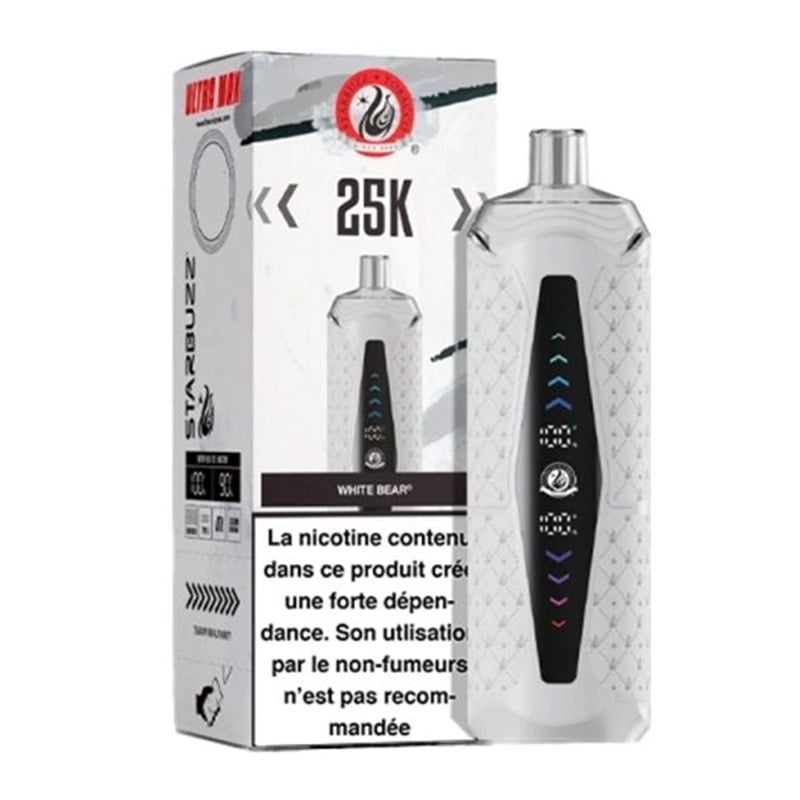Starbuzz Ultra Max 25K - White Bear - Starbuzz