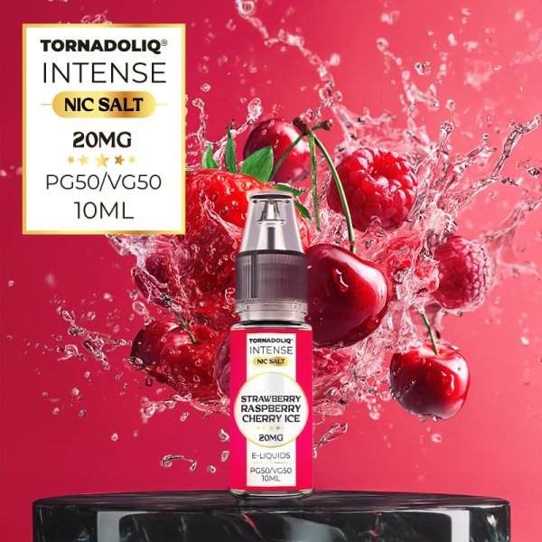 Strawberry Raspberry Cherry Ice 10ml - Tornadoliq - Tornadoliq