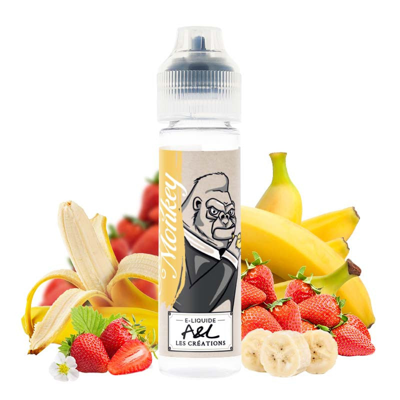 E-liquide Sweety Monkey A&L Les Créations 50ml - fraise et banane