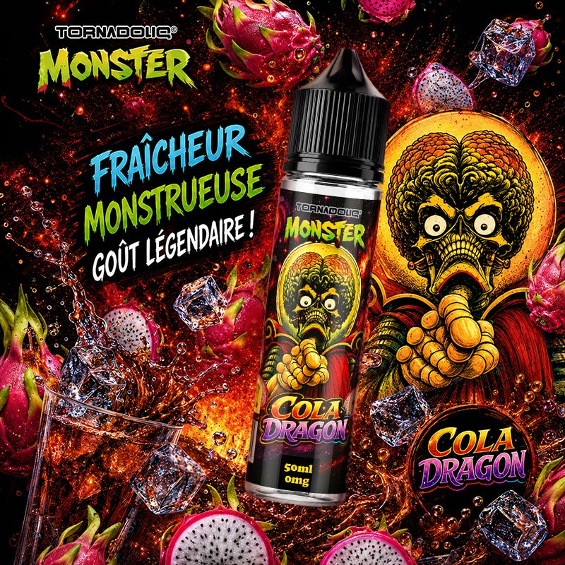 Tornadoliq Monster Cola Dragon 50ml - cola et fruit du dragon