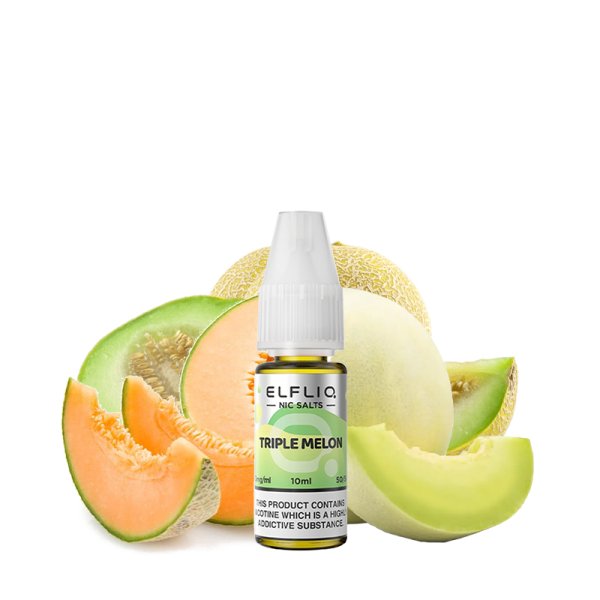 E-liquide Elfliq by Elfbar Triple Melon - Nic Salt 10ml - Sel de nicotine 10mg et 20mg
