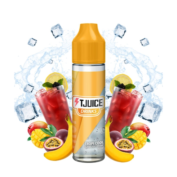 Tropi Cool 0mg 50ml - Drinks by T-Juice - T-Juice - Cigarette Électronique & Vape | Alliancetech.fr