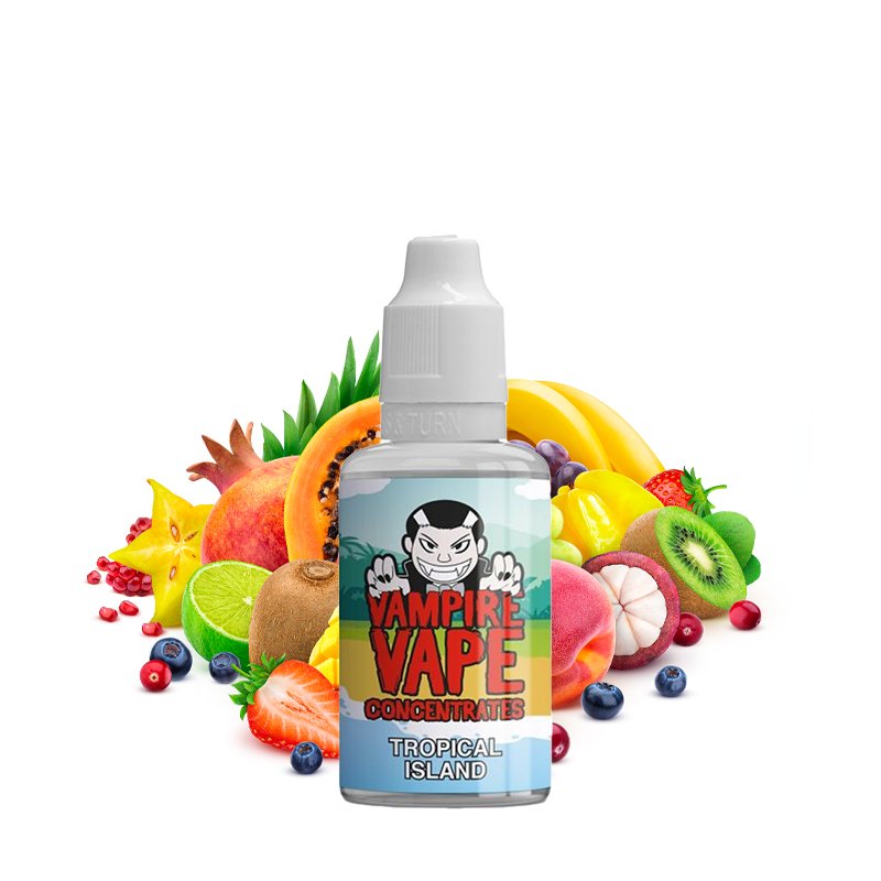 Concentré Tropical Island 30ml Vampire Vape - flacon 30ml