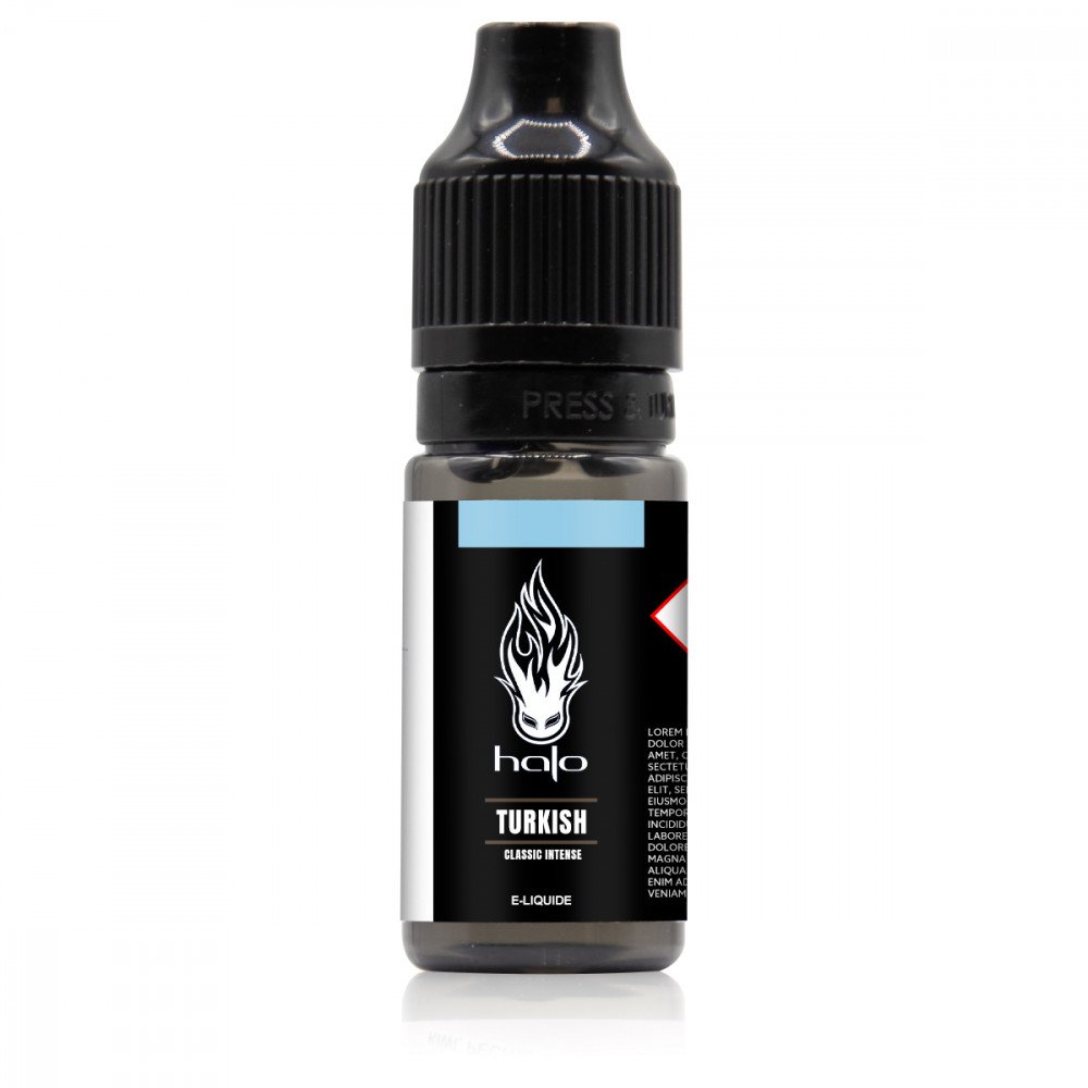 Turkish Sel de Nicotine 10ml - Halo - Classic blond turc, Notes sèches