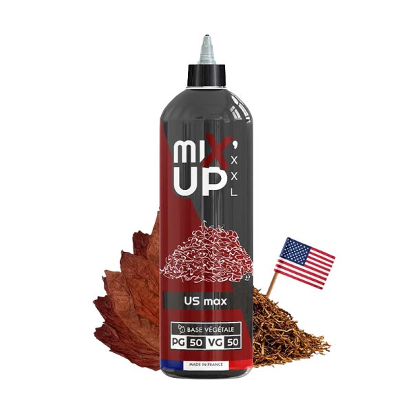 E-Liquide Mixup XXL US Max 1 litre 0mg - Sans Nicotine, Base 50/50 | Alliancetech.fr