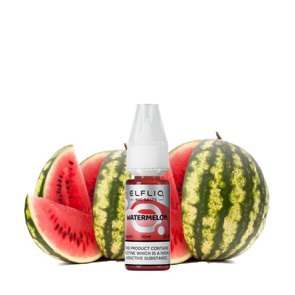E-liquide Elfliq by Elfbar Watermelon - Nic Salt 10ml - Sel de nicotine 10mg et 20mg