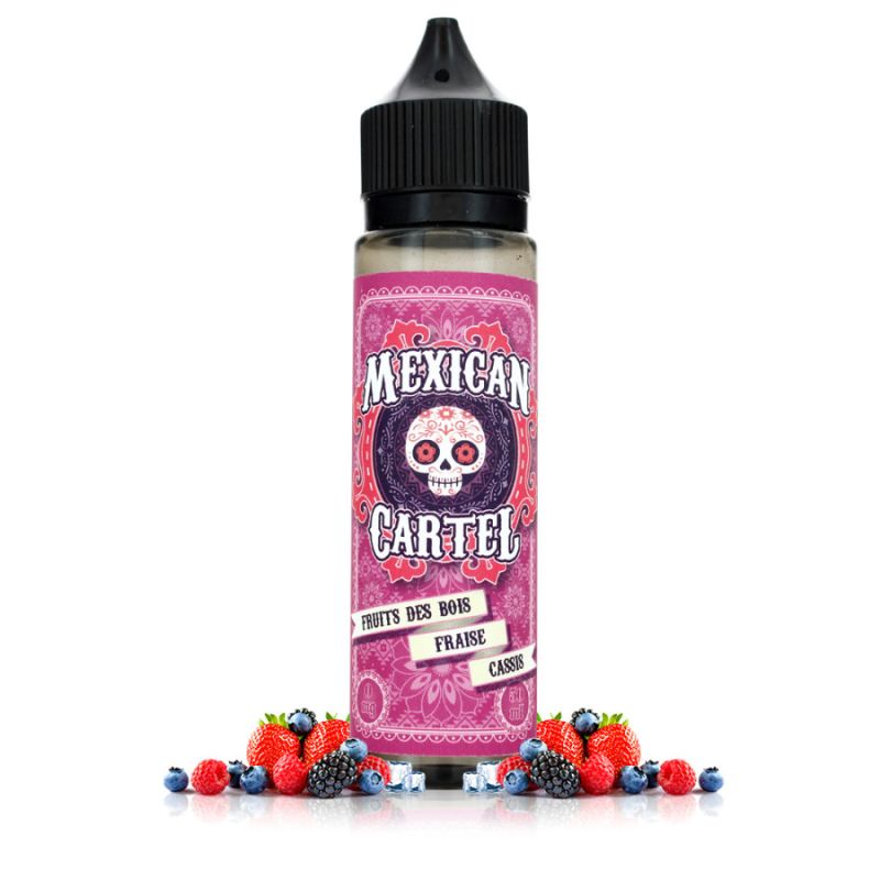 Fruits des bois, fraise, cassis 50ml - MEXICAN CARTEL - Alliancetech.fr