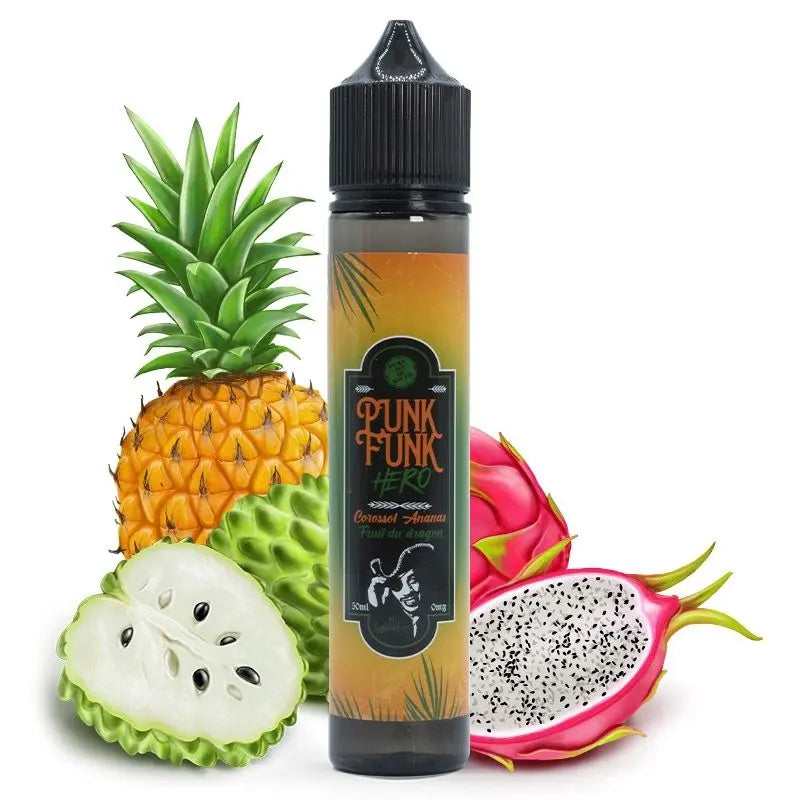 Corossol Ananas Fruit du Dragon 60 ml - Punk Funk Hero - Alliancetech.fr