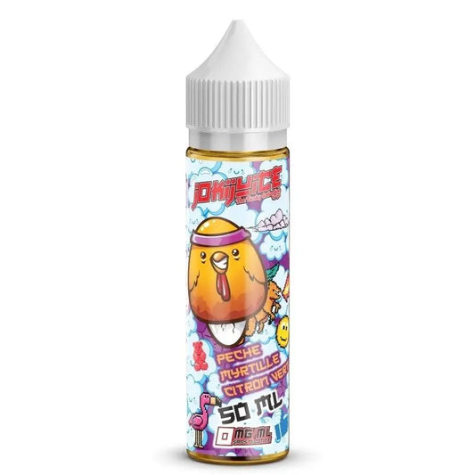 Pêche Myrtille Citron Vert 50 ml - Jokijuice - Alliancetech.fr
