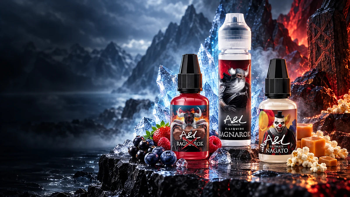 E-liquides et concentrés A&L Ragnarok Ultimate et Nagato Ultimate