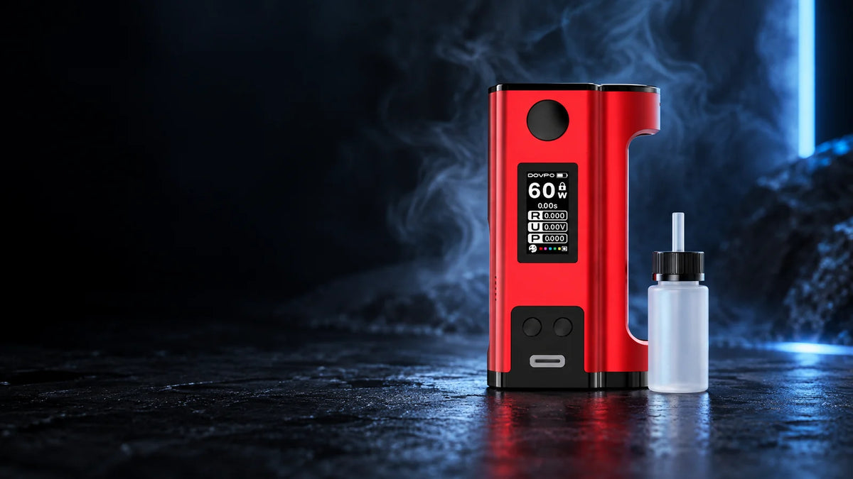 Box bottom feeder Dovpo Flipside Solo 100W avec bouteille squonk